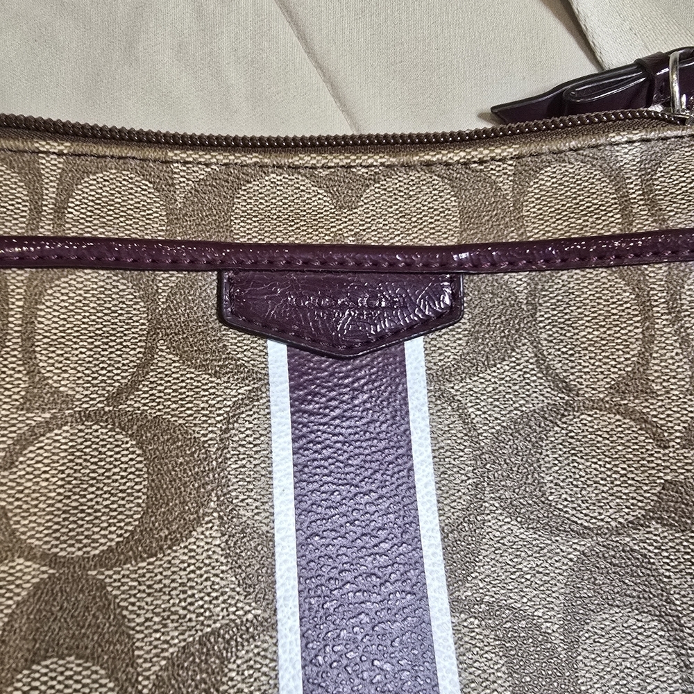 Coach Crossbody Bag - Brown and Purple - Picture 3 of 11